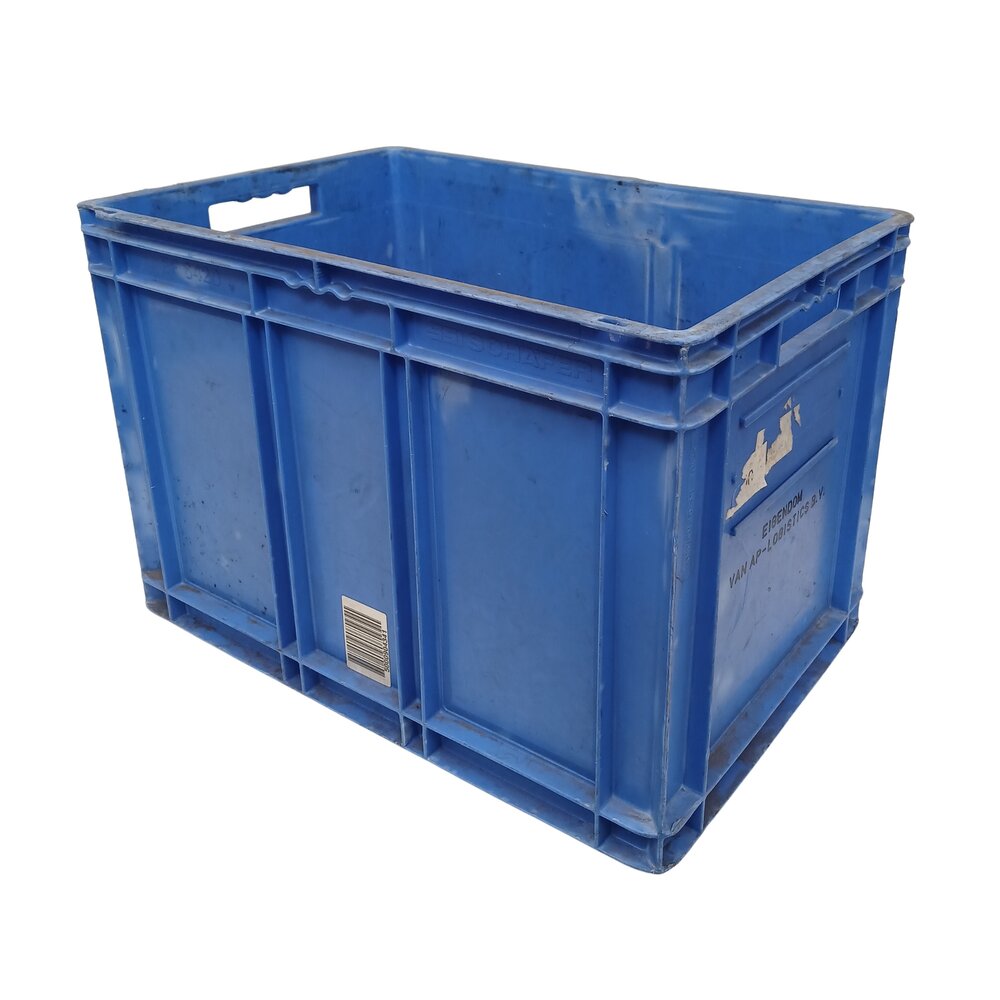 SSI Schafer Stapelbak Euronorm 600x400x420 mm blauw – gebruikt SSI Schafer Stapelbak Euronorm 600x400x420 mm blauw – gebruikt