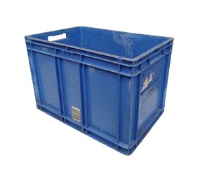 SSI Schafer Stapelbak Euronorm 600x400x420 mm blauw – gebruikt SSI Schafer Stapelbak Euronorm 600x400x420 mm blauw – gebruikt