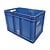 SSI Schafer Stapelbak Euronorm 600x400x420 mm blauw – gebruikt