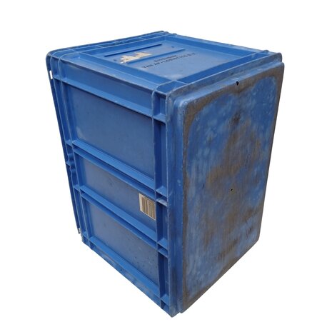 SSI Schafer Stapelbak Euronorm 600x400x420 mm blauw – gebruikt SSI Schafer Stapelbak Euronorm 600x400x420 mm blauw – gebruikt