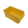 Emtrade Magazijnbak met grijpopening 350x200x150, geel, gebruikt Emtrade Magazijnbak met grijpopening 350x200x150, geel, gebruikt