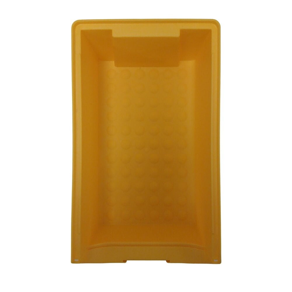 Emtrade Magazijnbak met grijpopening 350x200x150, geel, gebruikt Emtrade Magazijnbak met grijpopening 350x200x150, geel, gebruikt