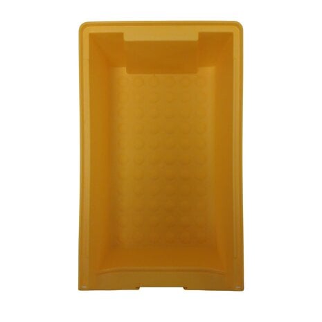 Emtrade Magazijnbak met grijpopening 350x200x150, geel, gebruikt Emtrade Magazijnbak met grijpopening 350x200x150, geel, gebruikt
