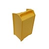 Emtrade Magazijnbak met grijpopening 350x200x150, geel, gebruikt Emtrade Magazijnbak met grijpopening 350x200x150, geel, gebruikt