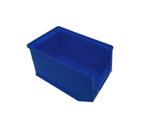 Emtrade Magazijnbak met grijpopening Silafix GR.4 230x147x132 mm, blauw, gebruikt Emtrade Magazijnbak met grijpopening Silafix GR.4 230x147x132 mm, blauw, gebruikt