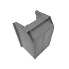 Emtrade Magazijnbak met grijpopening Silafix GR.4 230x147x132 mm, grijs, gebruikt Emtrade Magazijnbak met grijpopening Silafix GR.4 230x147x132 mm, grijs, gebruikt