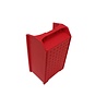Emtrade Magazijnbak met grijpopening 350x200x150, rood, gebruikt Emtrade Magazijnbak met grijpopening 350x200x150, rood, gebruikt