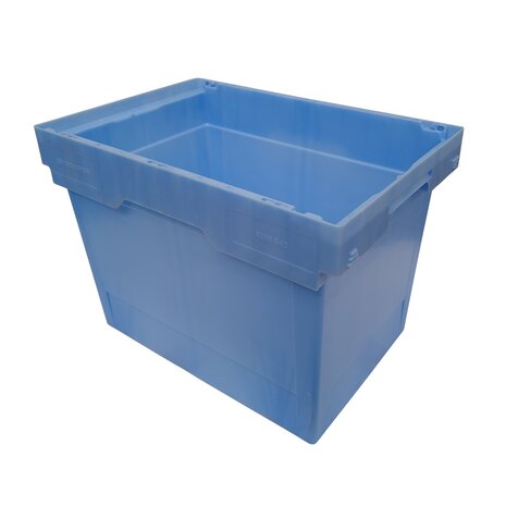 SSI Schafer Nestbare stapelbak, 600x400x420 mm, euronorm, b keus, blauw pp SSI Schafer Nestbare stapelbak, 600x400x420 mm, euronorm, b keus, blauw pp