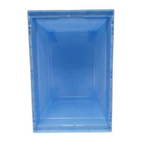 SSI Schafer Nestbare stapelbak, 600x400x420 mm, euronorm, b keus, blauw pp SSI Schafer Nestbare stapelbak, 600x400x420 mm, euronorm, b keus, blauw pp