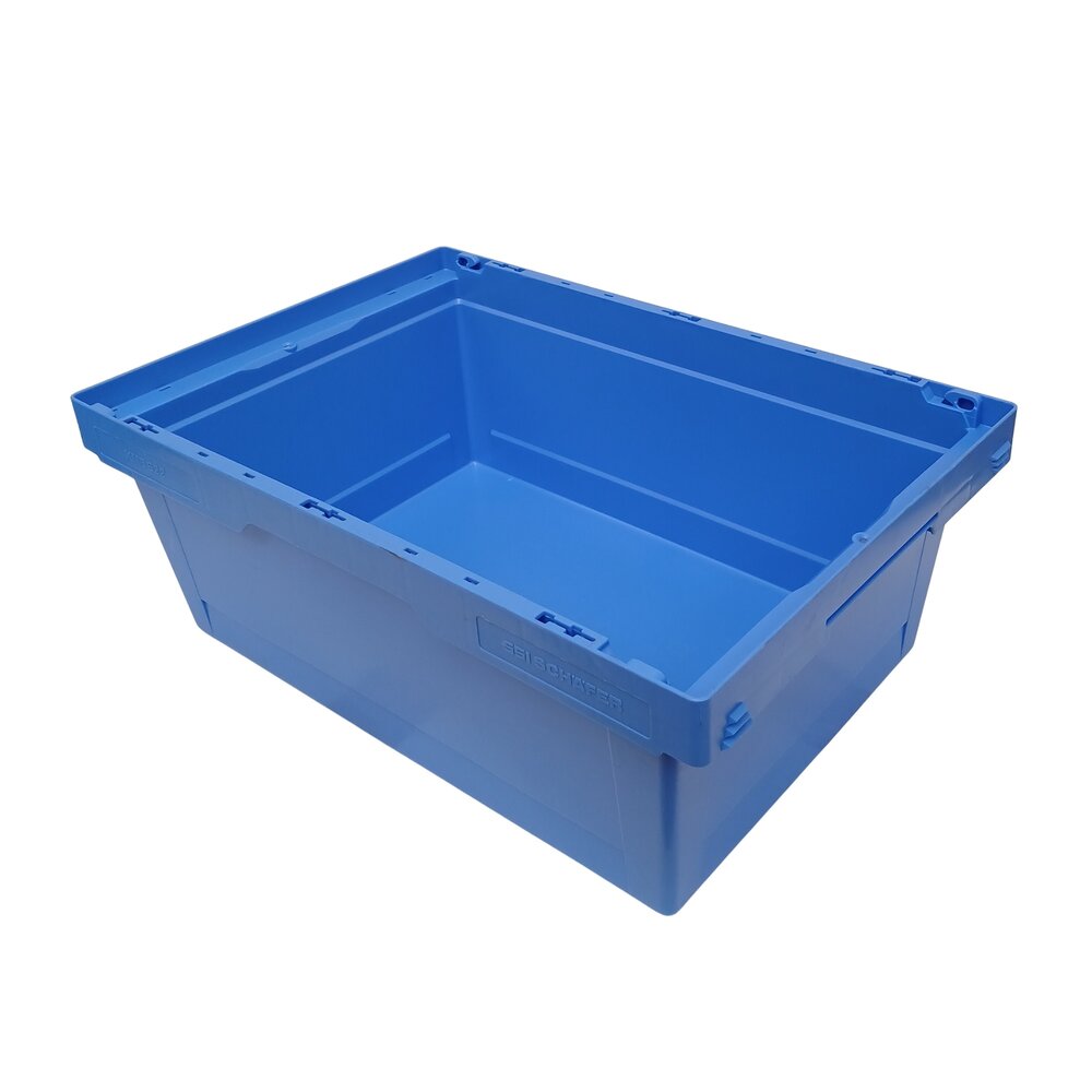 SSI Schäfer Nestbare bak SSI Schäfer KMB 622 600x400x220 mm blauw, gebruikt SSI Schäfer Nestbare bak SSI Schäfer KMB 622 600x400x220 mm blauw, gebruikt