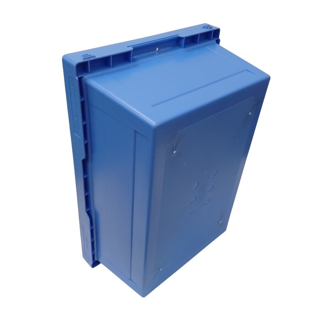 SSI Schäfer Nestbare bak SSI Schäfer KMB 622 600x400x220 mm blauw, gebruikt SSI Schäfer Nestbare bak SSI Schäfer KMB 622 600x400x220 mm blauw, gebruikt