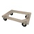 Emtrade Dolly 60x40x15 transparant met 4 rubberen zwenkwielen, nieuw Emtrade Dolly 60x40x15 transparant met 4 rubberen zwenkwielen, nieuw