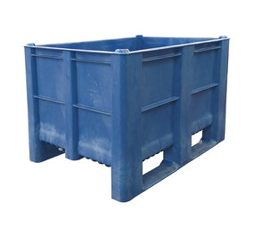 Dolav Palletbox DOLAV Neo 800, 500 liter, blauw, 2 sledes Dolav Palletbox DOLAV Neo 800, 500 liter, blauw, 2 sledes