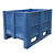 Dolav Palletbox DOLAV Neo 800, 500 liter, blauw, 2 sledes