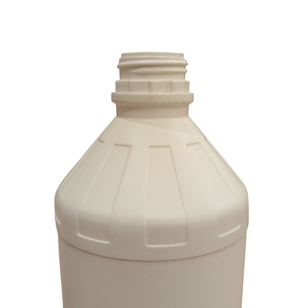 Emtrade (Nieuw) Witte HDPE fles 1000 ml met halsopening 29 mm Emtrade (Nieuw) Witte HDPE fles 1000 ml met halsopening 29 mm