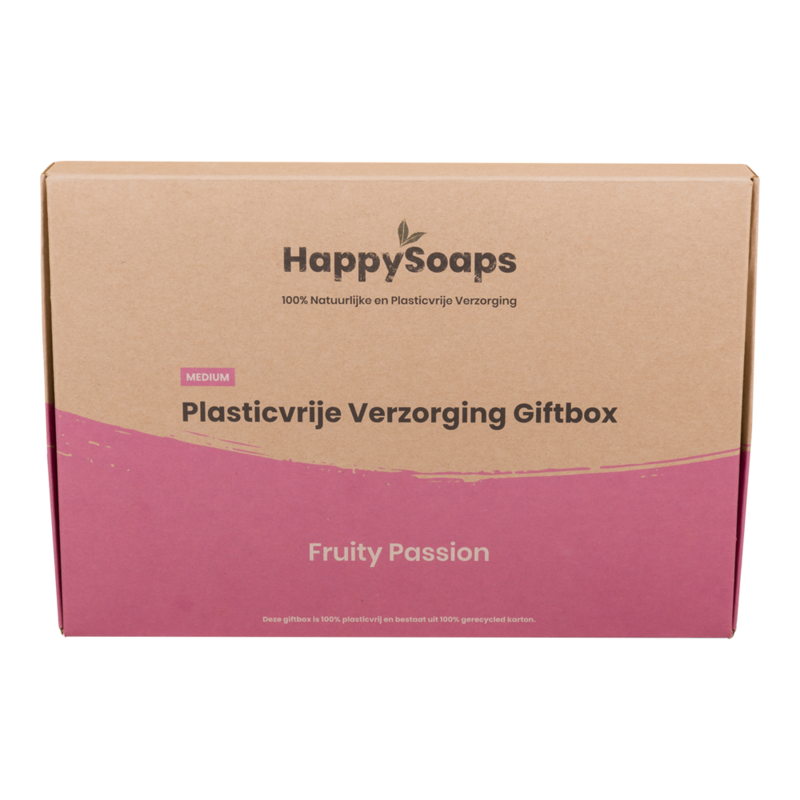 Plasticvrije Verzorging Giftbox - Fruity Passion Medium