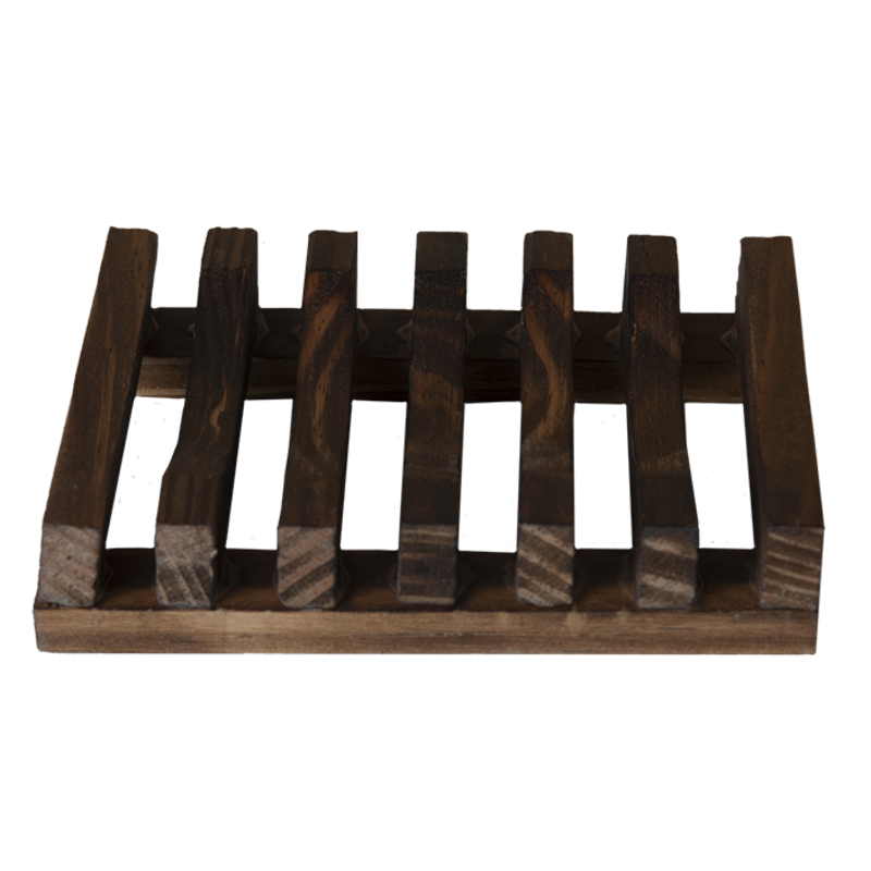 Shampoo Bar / Zeep Houder van Donker Hout