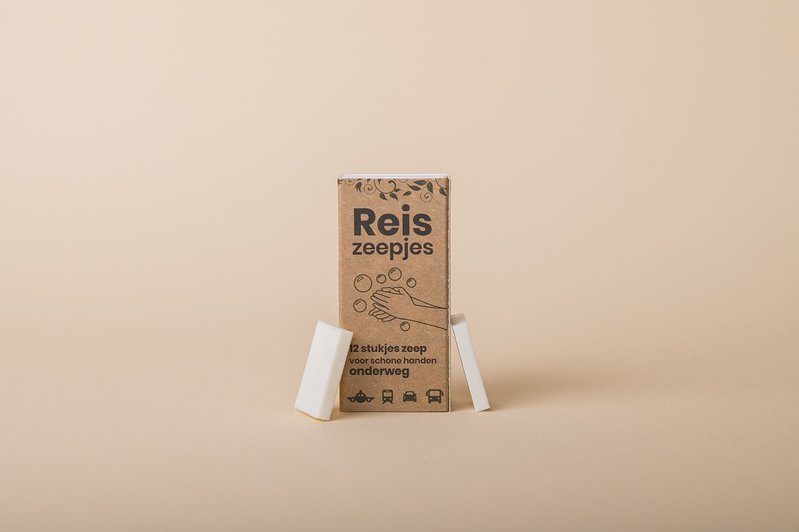 Happy Mini Reis- en Toiletzeepjes (12 stuks)