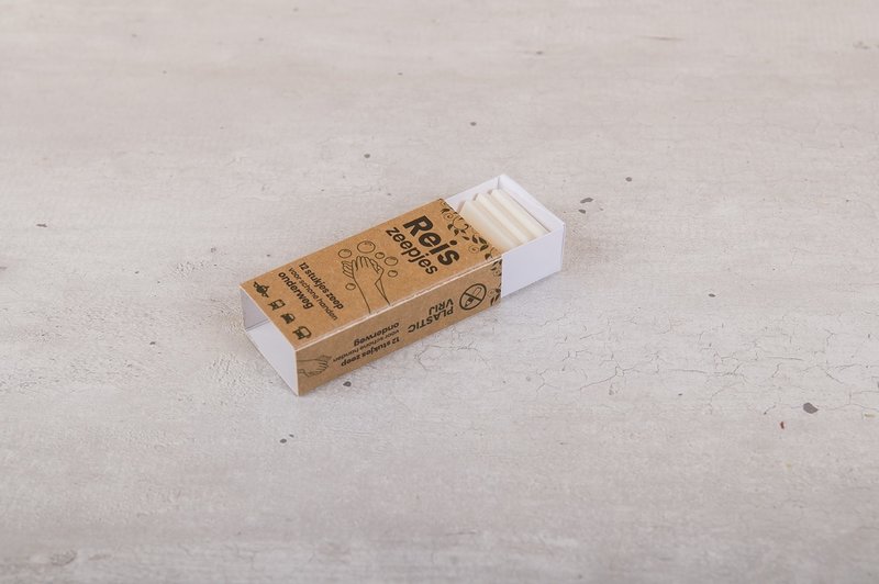 Happy Mini Reis- en Toiletzeepjes (12 stuks)
