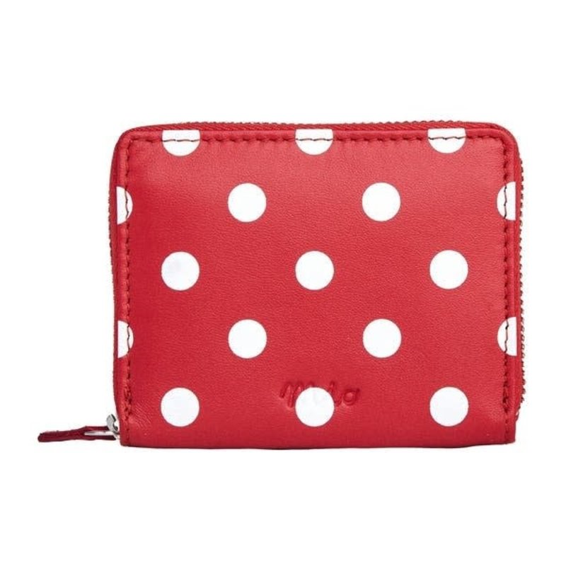 Dames portemonnee POLKA DOT - rood