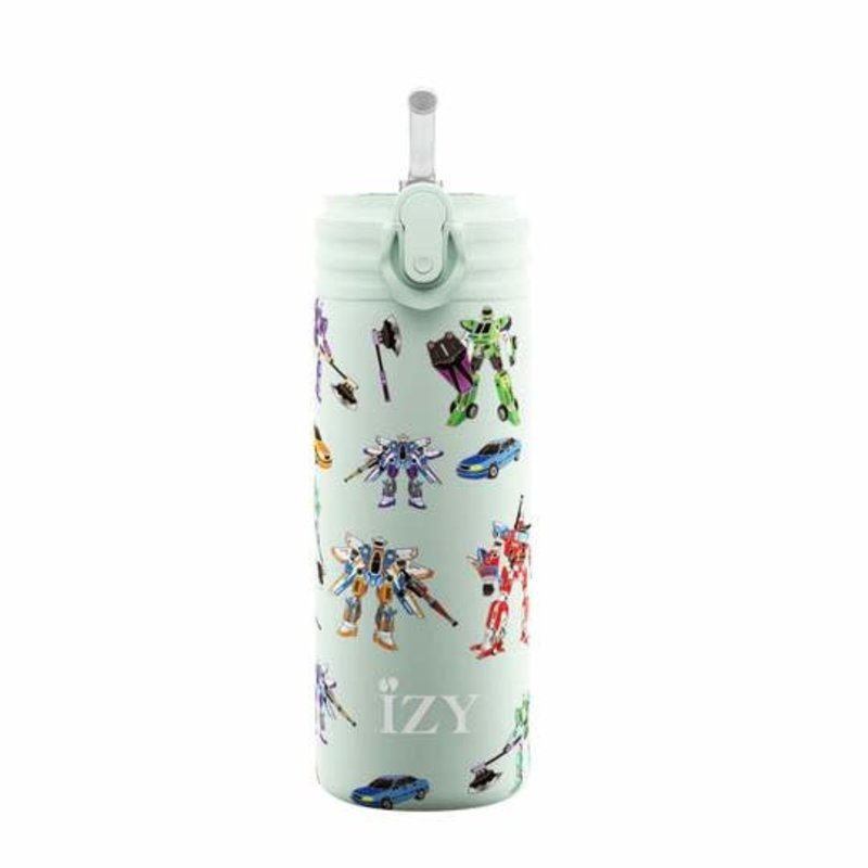 Thermosfles/Drinkfles Kinderen "Groen Transformers" 350ml