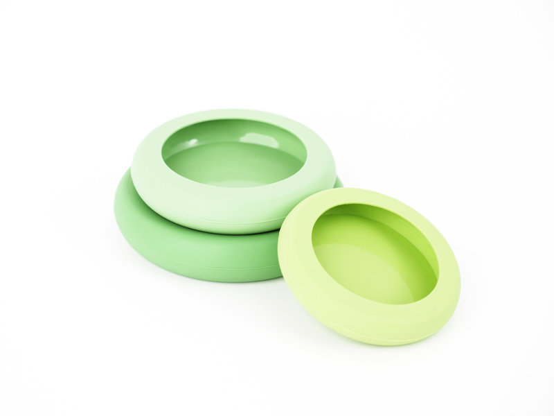 Food Huggers - set of 3 Soft Greens
