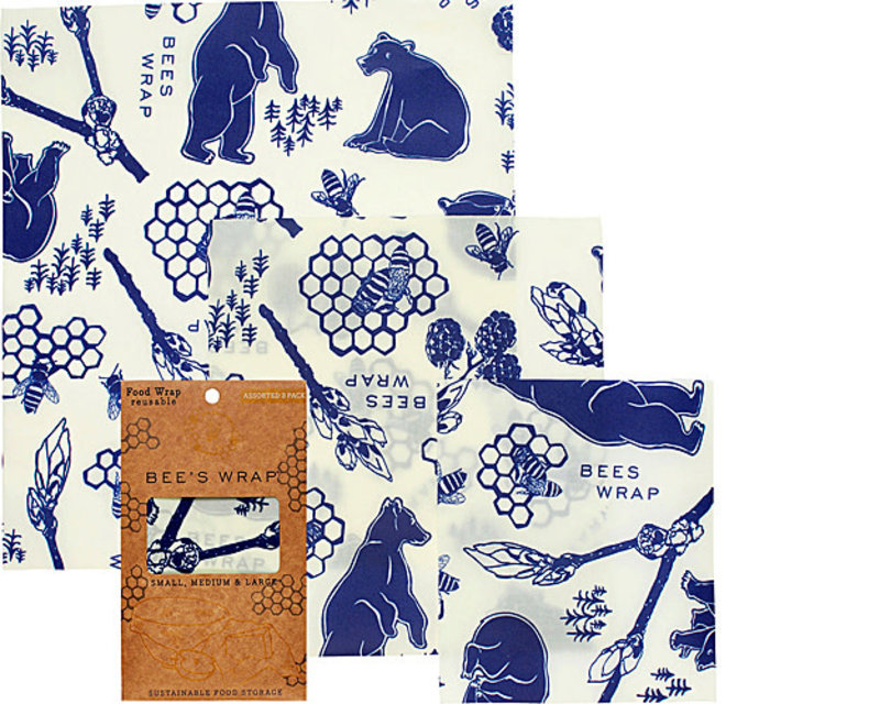 Bee's wrap 3-pack "Bee's & Bears"