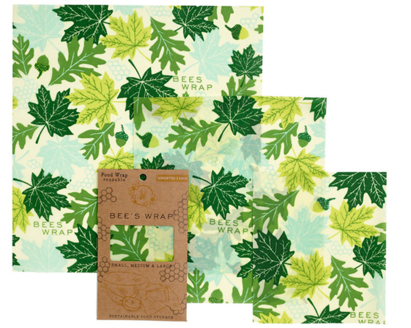 Bee's wrap 3-pack "Forest Floor"