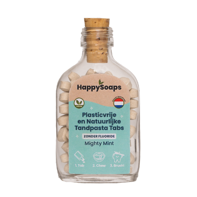 Tandpasta tabs - zonder Fluoride