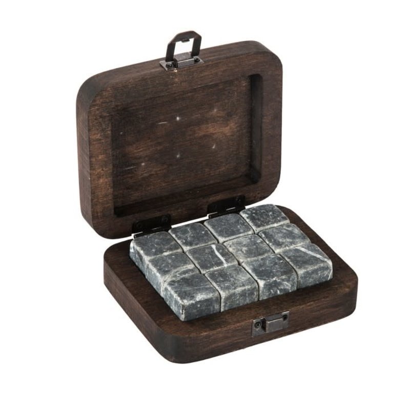 Ijsblokjes van marmer - 12 stuks