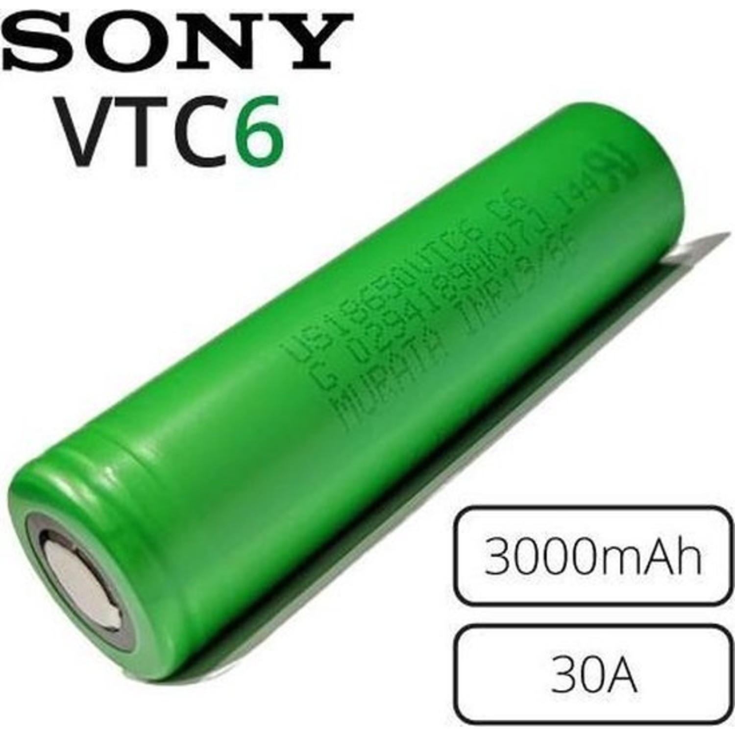 Ontoegankelijk Bijwonen Zijn bekend VTC6 - 18650 - Battery - 3000mAH 3.7V - C-Vape