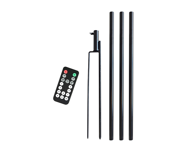 Lumedi 320 with batteries | 2 meters | Incl. mast | Warm white