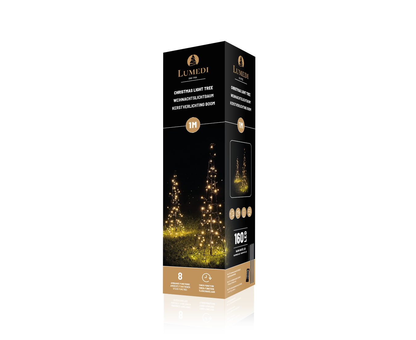 Lumedi Duo-Tree 160 | 1 meters | Warm white