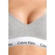CALVIN KLEIN UNDERWEAR Liftbralette - Modern Cotton Grey Heather CALVIN KLEIN UNDERWEAR Liftbralette - Modern Cotton Grey Heather
