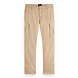SCOTCH & SODA Stuart garment-dyed regular slim-fit cargo White Sand SCOTCH & SODA Stuart garment-dyed regular slim-fit cargo White Sand