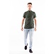 PUREWHITE Slim fit t-shirt met badge op arm PUREWHITE Slim fit t-shirt met badge op arm