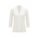 HUGO BOSS Top met v-hals van crêpe de chine met stretch HUGO BOSS Top met v-hals van crêpe de chine met stretch