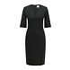 HUGO BOSS Jurk van Italiaanse stretchwol HUGO BOSS Jurk van Italiaanse stretchwol