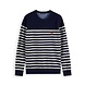 SCOTCH & SODA Striped crewneck pullover SCOTCH & SODA Striped crewneck pullover