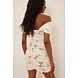 NA-KD Satin off shoulder mini dress NA-KD Satin off shoulder mini dress