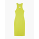 CALVIN KLEIN ACID WASH RIB TANK DRESS LEMON LIME CALVIN KLEIN ACID WASH RIB TANK DRESS LEMON LIME