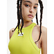 CALVIN KLEIN ACID WASH RIB TANK DRESS LEMON LIME CALVIN KLEIN ACID WASH RIB TANK DRESS LEMON LIME