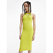CALVIN KLEIN ACID WASH RIB TANK DRESS LEMON LIME CALVIN KLEIN ACID WASH RIB TANK DRESS LEMON LIME