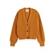 SCOTCH & SODA Fuzzy cardigan with voluminous sleeves - Cinnamon Spice Melange SCOTCH & SODA Fuzzy cardigan with voluminous sleeves - Cinnamon Spice Melange