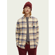 SCOTCH & SODA Regular fit Mid-weight brushed Flannel check overhemd SCOTCH & SODA Regular fit Mid-weight brushed Flannel check overhemd