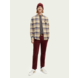 SCOTCH & SODA Regular fit Mid-weight brushed Flannel check overhemd SCOTCH & SODA Regular fit Mid-weight brushed Flannel check overhemd