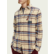 SCOTCH & SODA Regular fit Mid-weight brushed Flannel check overhemd SCOTCH & SODA Regular fit Mid-weight brushed Flannel check overhemd