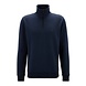 HUGO BOSS Zipper sweatshirt met logopatch - donkerblauw HUGO BOSS Zipper sweatshirt met logopatch - donkerblauw