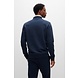 HUGO BOSS Zipper sweatshirt met logopatch - donkerblauw HUGO BOSS Zipper sweatshirt met logopatch - donkerblauw