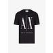 ARMANI EXCHANGE ICON LOGO REGULAR FIT T-SHIRT - BLACK ARMANI EXCHANGE ICON LOGO REGULAR FIT T-SHIRT - BLACK